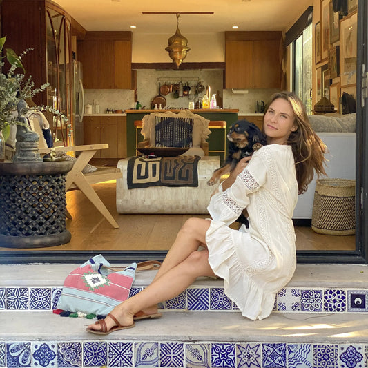 PARADISO MINI DRESS - NATURAL Online Clothing