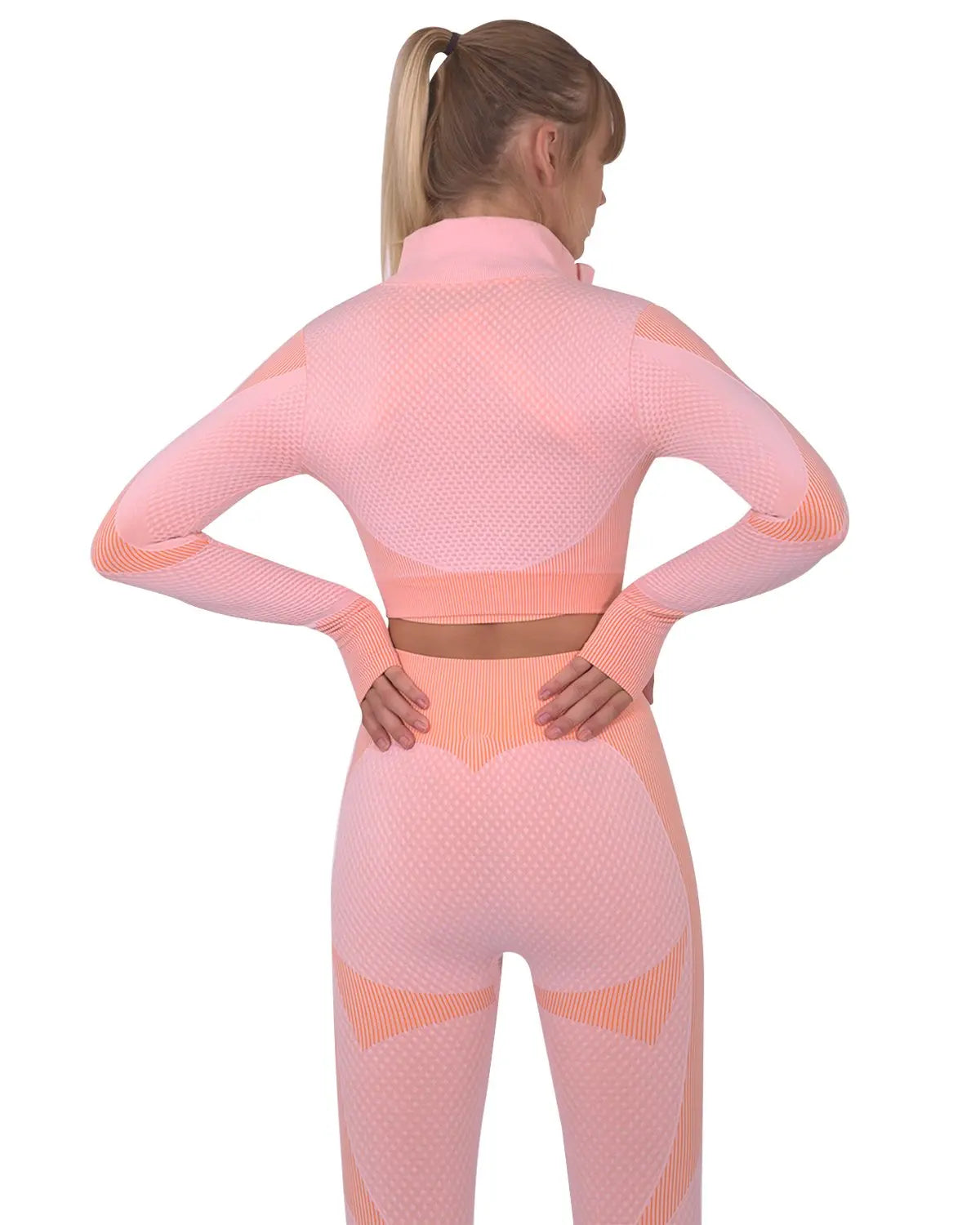Trois Seamless Sports Jacket - Pink Online Clothing
